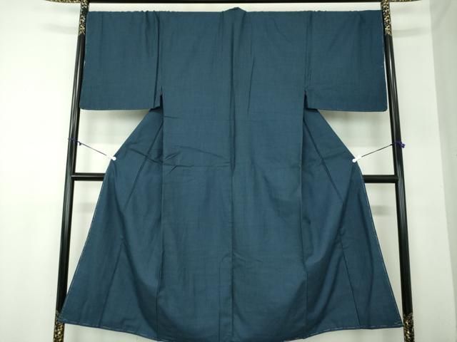 平和屋着物○男性 紬 アンサンブル・長襦袢(無双仕立て)セット キング