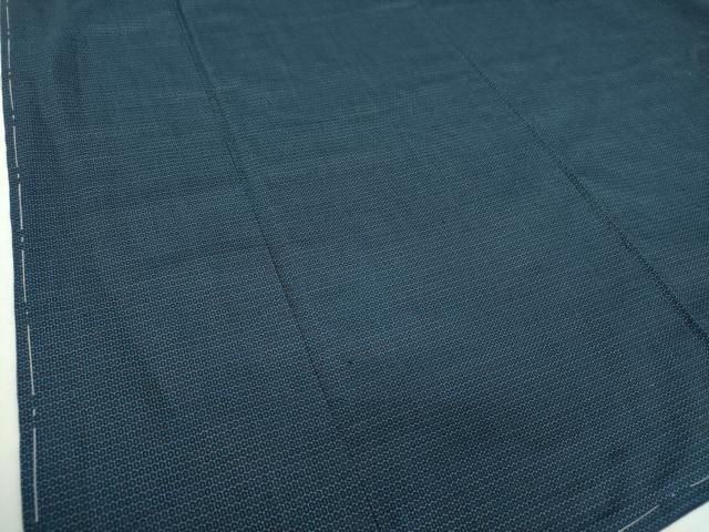 平和屋着物○男性 紬 アンサンブル・長襦袢(無双仕立て)セット キング