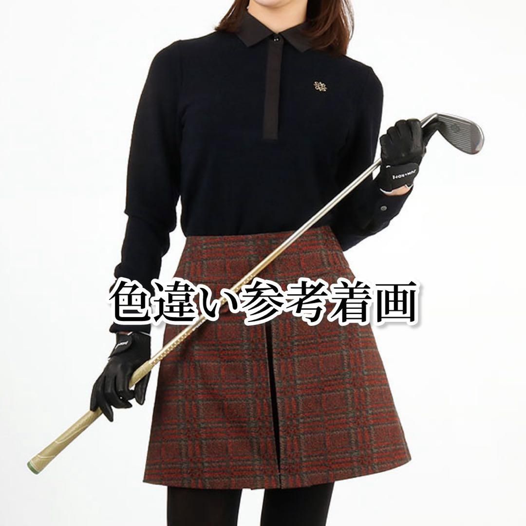 St ANDREWS 売れ筋 襟切替長袖ポロシャツ ハーフボタン 大人綺麗め