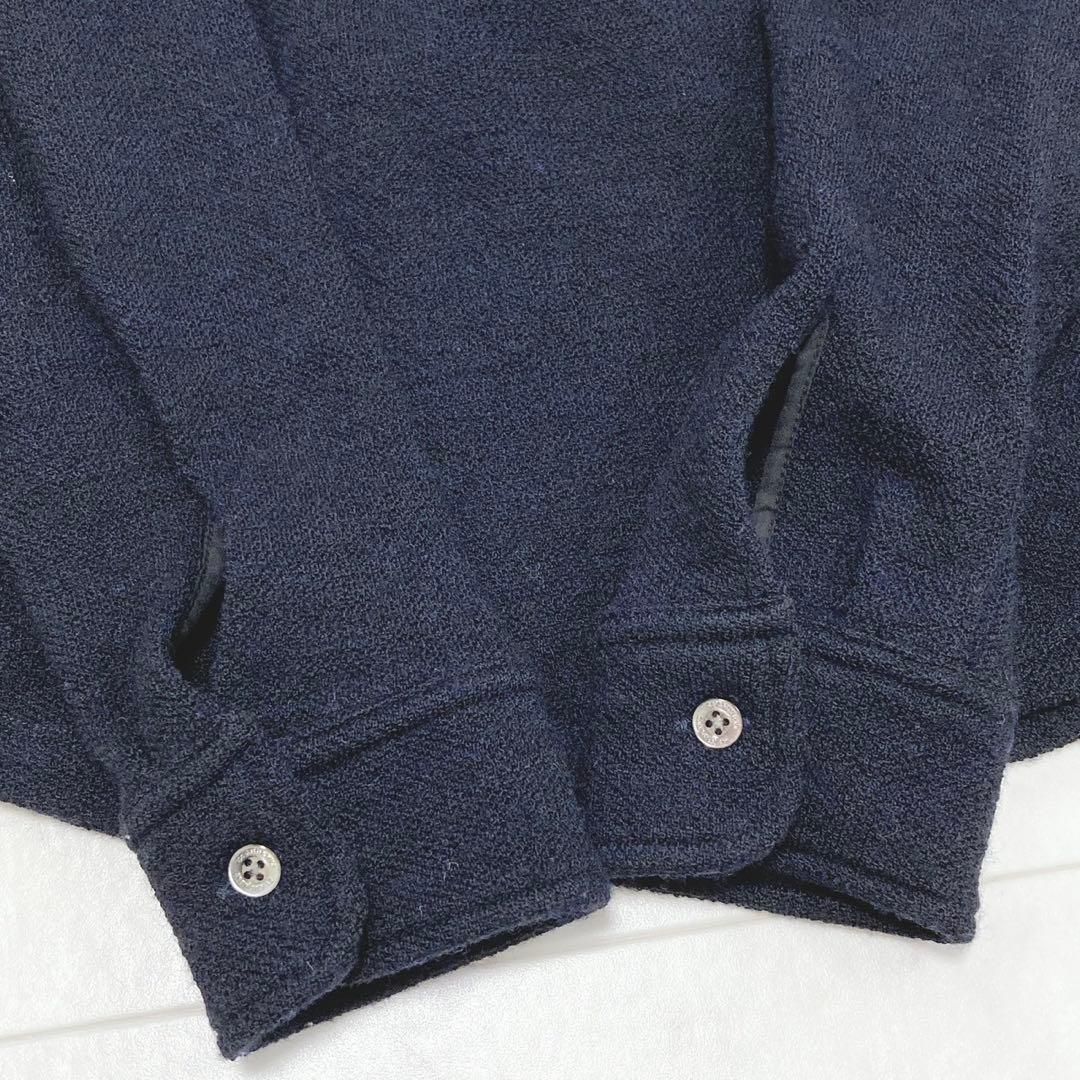 St ANDREWS 売れ筋 襟切替長袖ポロシャツ ハーフボタン 大人綺麗め