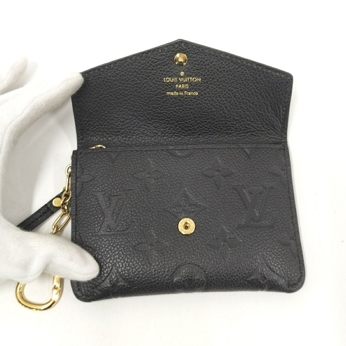 LOUIS VUITTON ポシェットクレ コインケース アンプラント ノワール