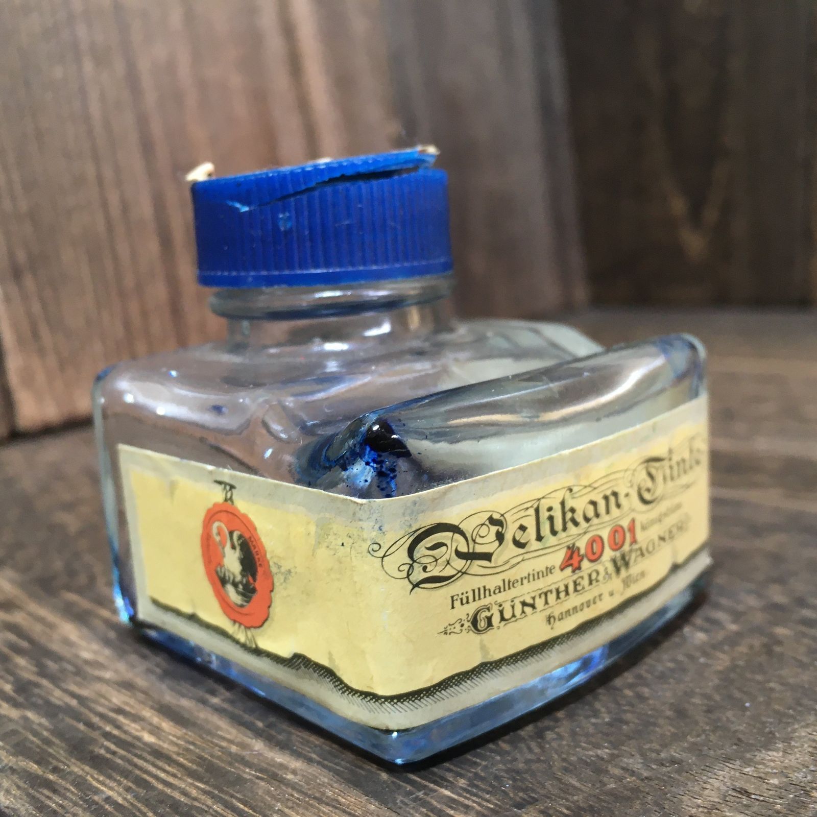 ペリカン 万年筆インク 瓶 GUNTHER WAGNER 雑貨 ボトル W GERMANY