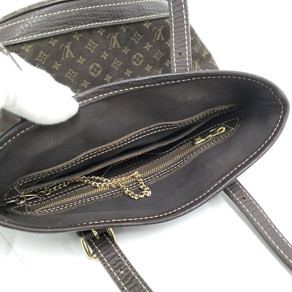 LOUIS VUITTON バケットPM ハンドバッグ モノグラム ミニラン M95226