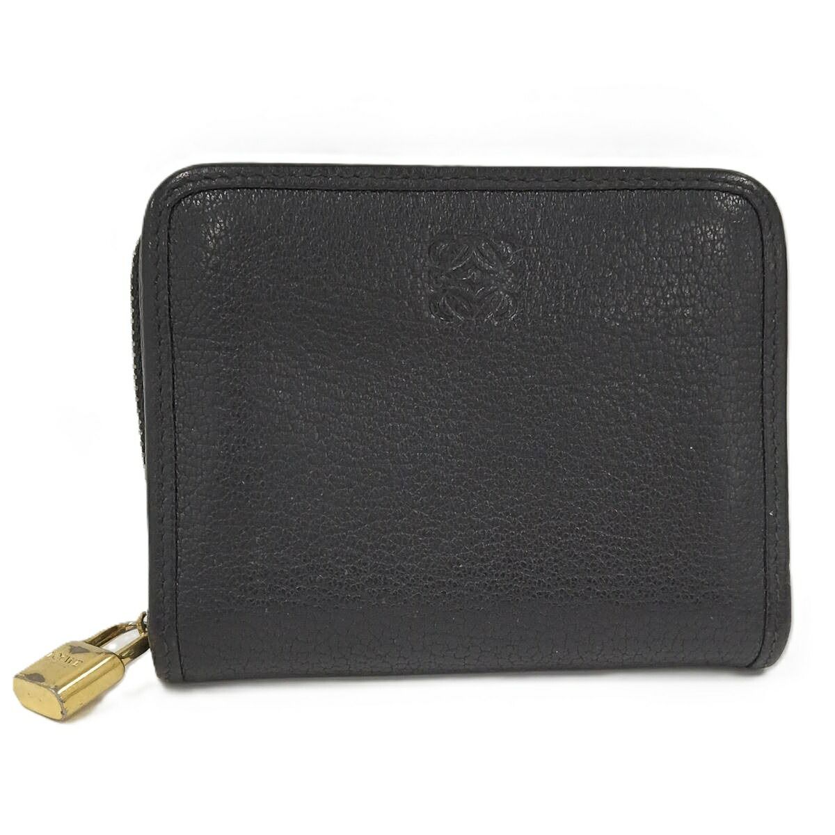 LOEWE 黒 レザー コインケース LOEWE コインケース アナグラム レザー ブラック - メルカリ