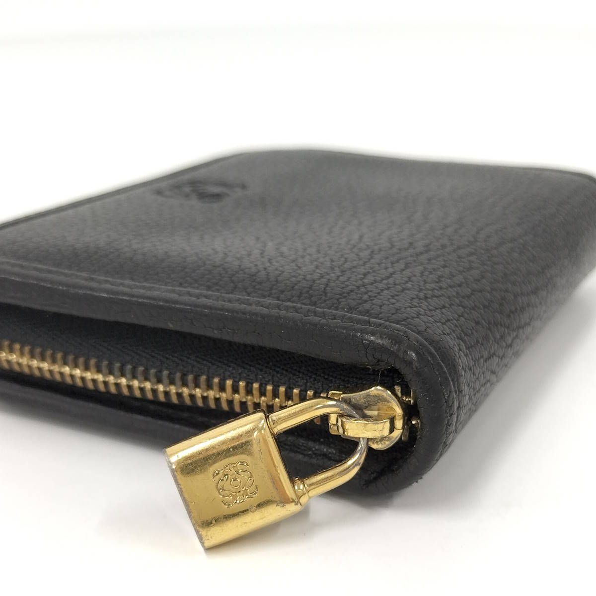 LOEWE コインケース アナグラム レザー ブラック - メルカリ