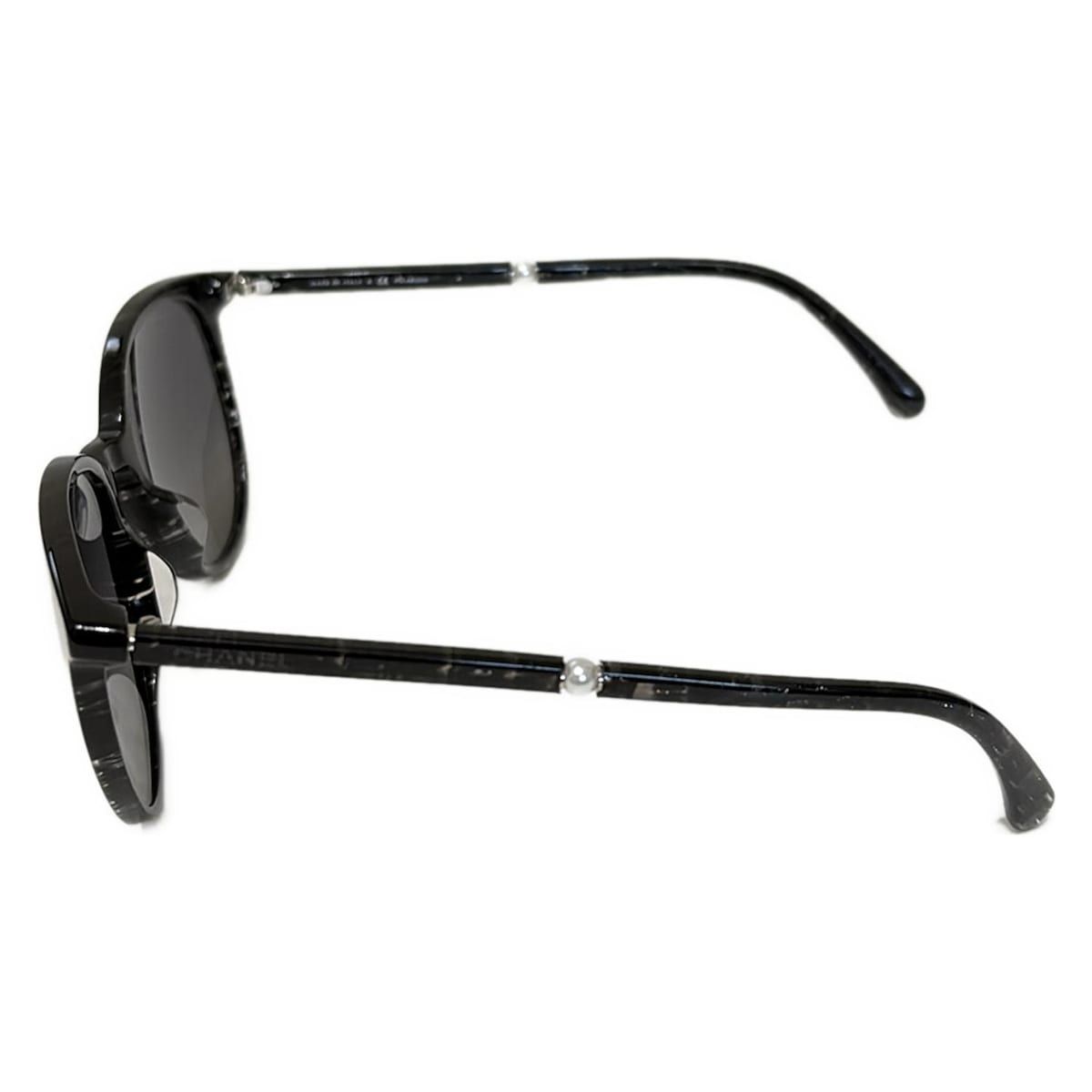 CHANEL(シャネル) サングラス - 5394-H-A 黒×クリア×シルバー フェイク