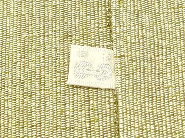 平和屋着物○蓑虫工芸作家 田尾笛秋 八寸名古屋帯 紬地 栗駒ぜんまい綿