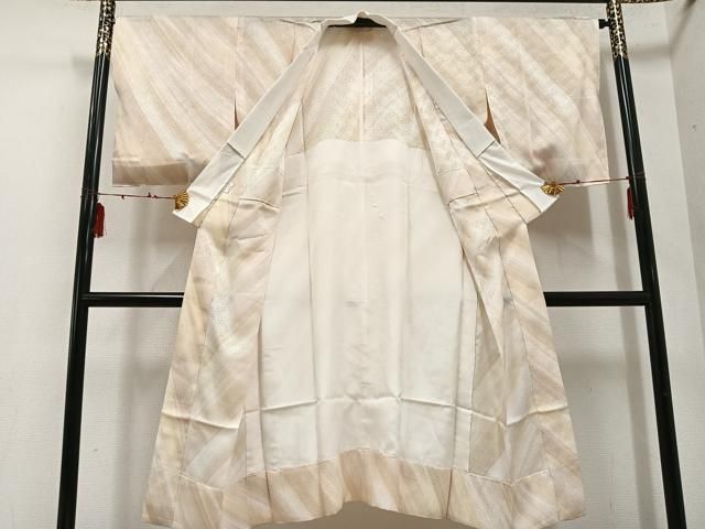 平和屋着物○長襦袢 無双仕立て 紗綾形地紋 暈し染め 正絹 逸品 未使用