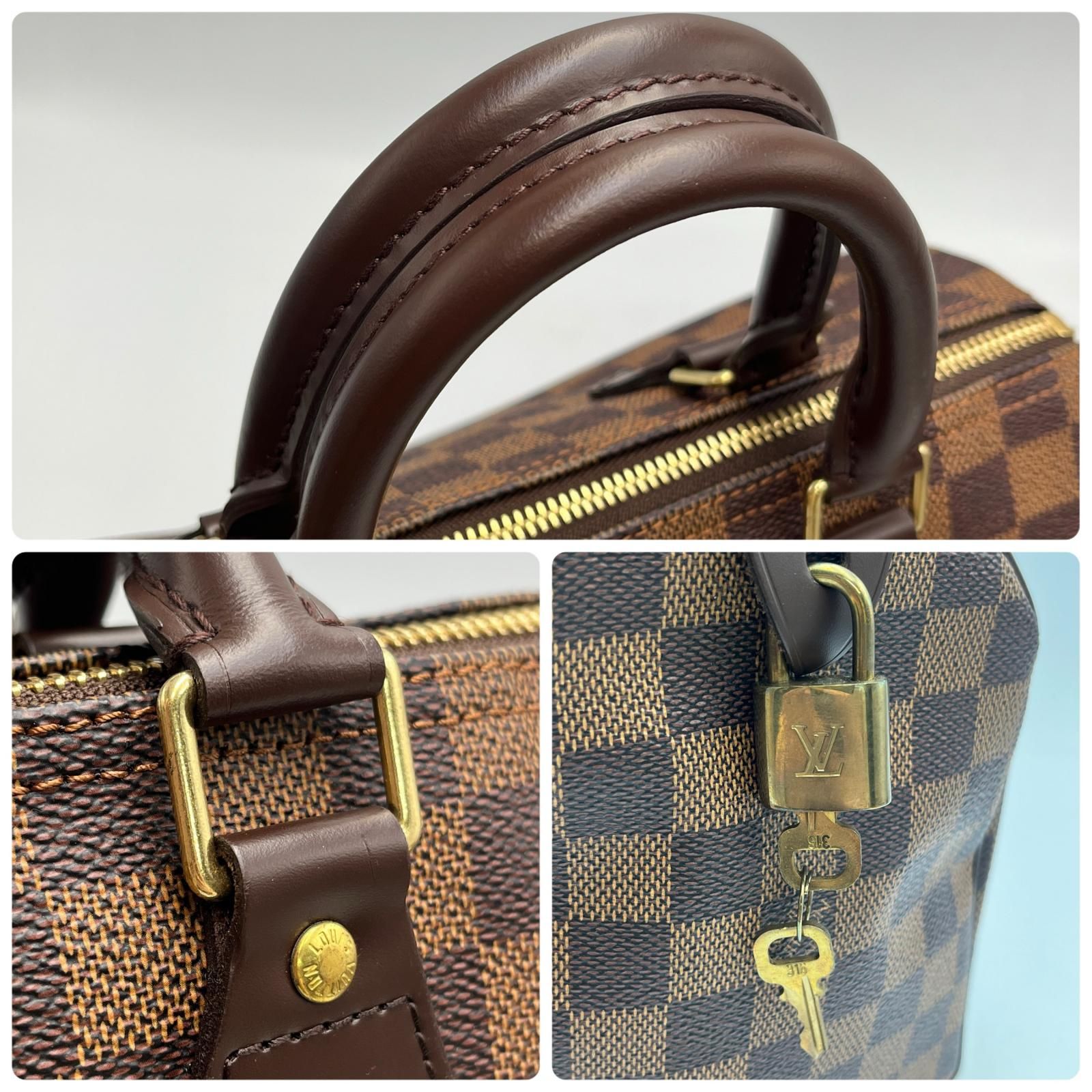 ルイヴィトン LOUIS VUITTON ハンドバッグ スピーディ25 N41532 ダミエ