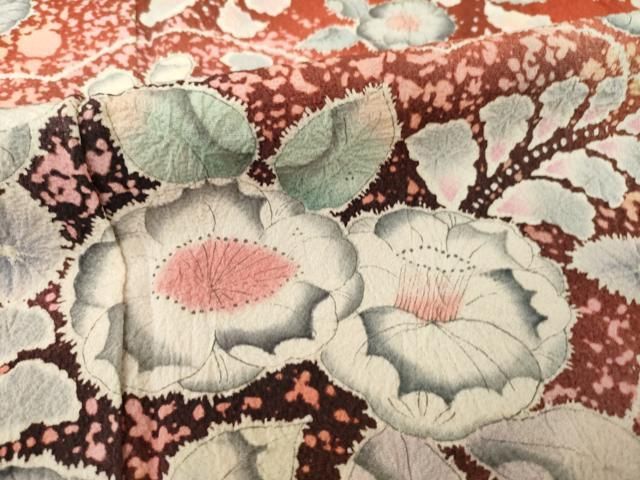 平和屋着物○越後十日町の一流染匠 桐屋・翠山工房 振袖 辻が花 絞り