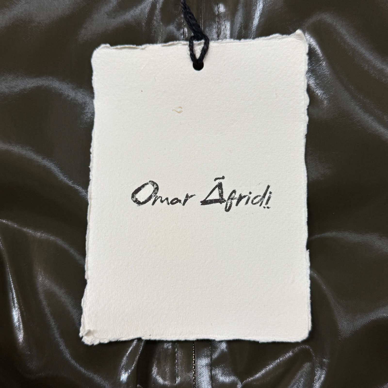 未使用 Omar Afridi 24AW Foamed Vest フォームド ダウンベスト