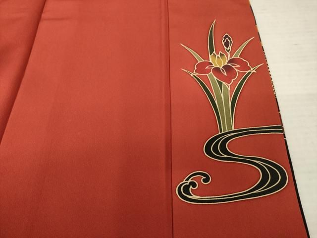 平和屋着物●豪華振袖　紅型　花蝶文　正絹　逸品　AABE1945fy 平和屋着物○豪華振袖 紅型 花蝶文 正絹 逸品 AABE1945fy - メルカリ