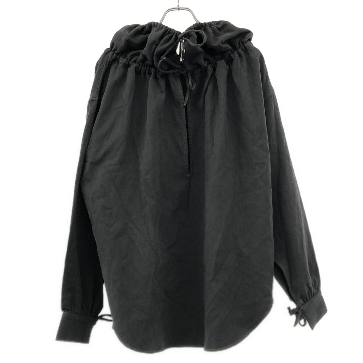 little Suzie リトルスージー Cotton Doubleface コットンダブルフェイスブラウス LS198T チャコール ONE little Suzie リトルスージー Cotton Doubleface コットンダブル