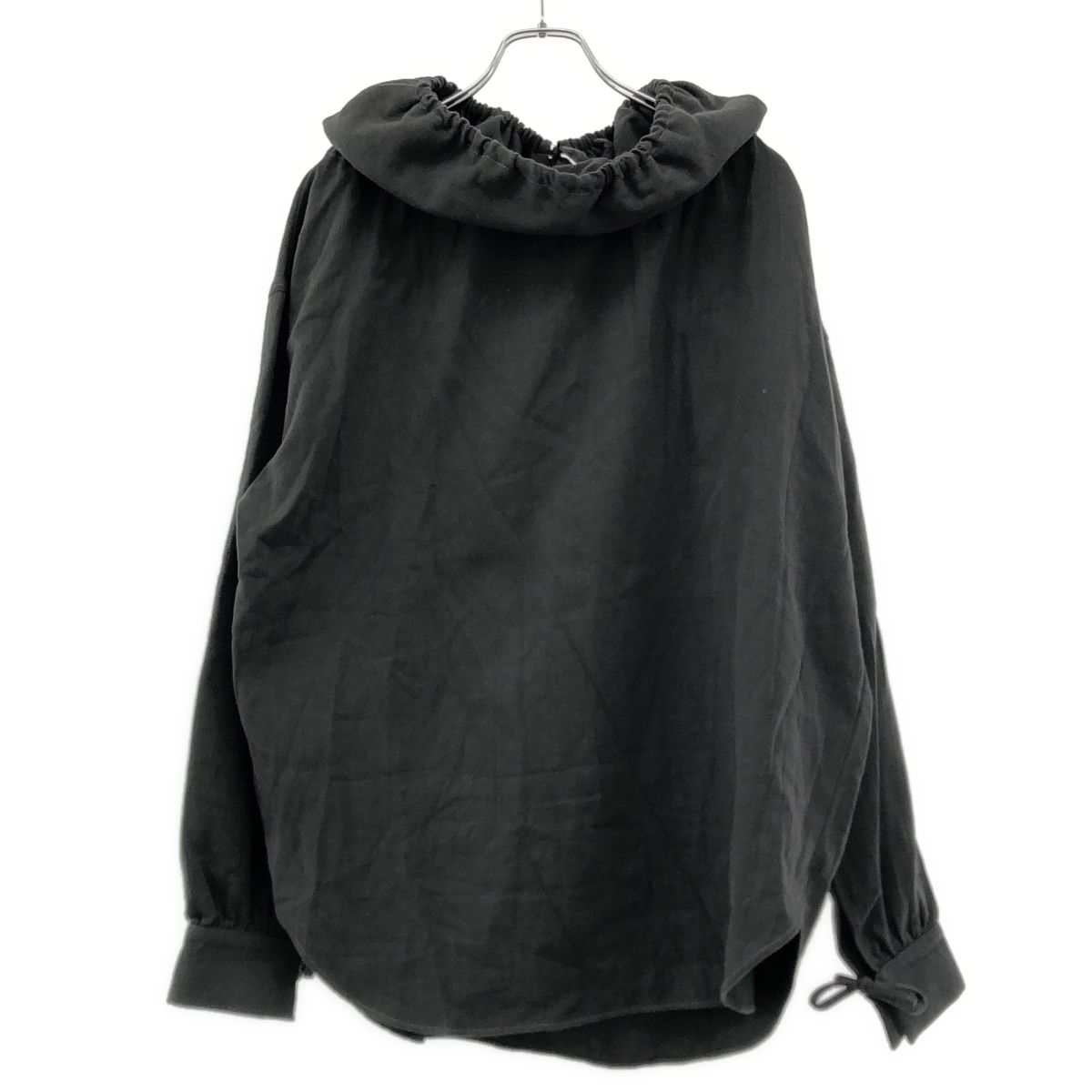 little Suzie リトルスージー Cotton Doubleface コットンダブルフェイスブラウス LS198T チャコール ONE little Suzie リトルスージー Cotton Doubleface コットンダブル