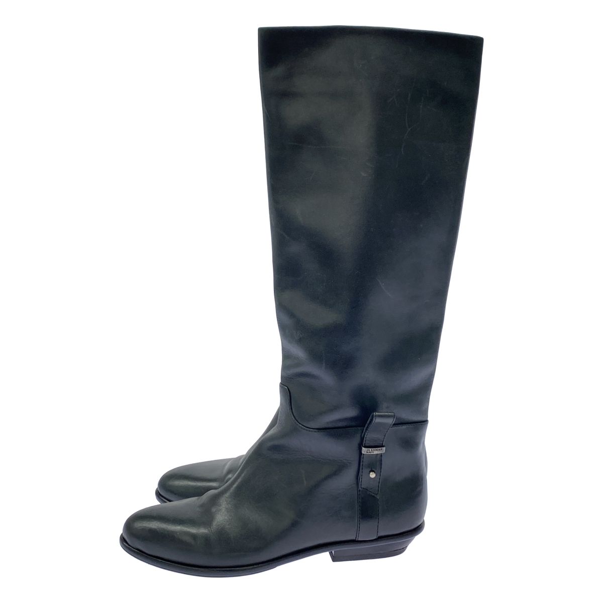 新品未使用 JIL SANDER ジルサンダー　ロングブーツ 37 美品】 JIL SANDER / ジルサンダー | レザー ロングブーツ | 37