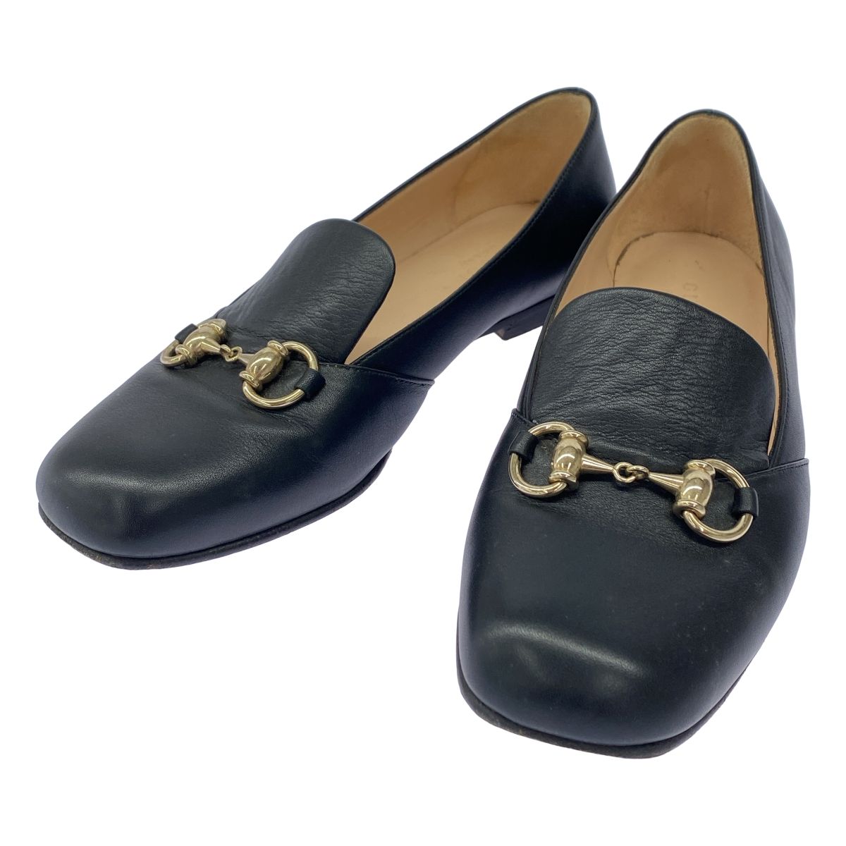 GUCCI グッチ ホースビットフラットパンプス 466702 ブラック 35 1/2 