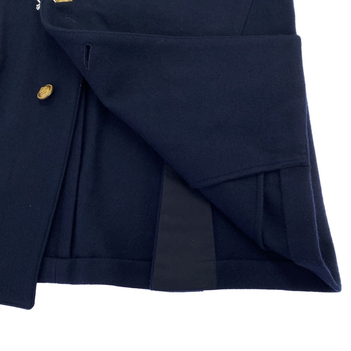 la favola ネイビー　ジャケット La Favola ラ ファボーラ 25AW ウール セミダブルジャケット J09-25210