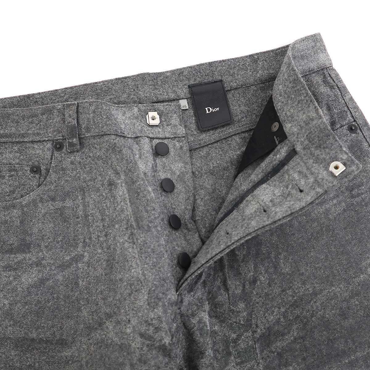 Dior HOMME ディオールオム 2003AW ウールカシミヤ ラスター