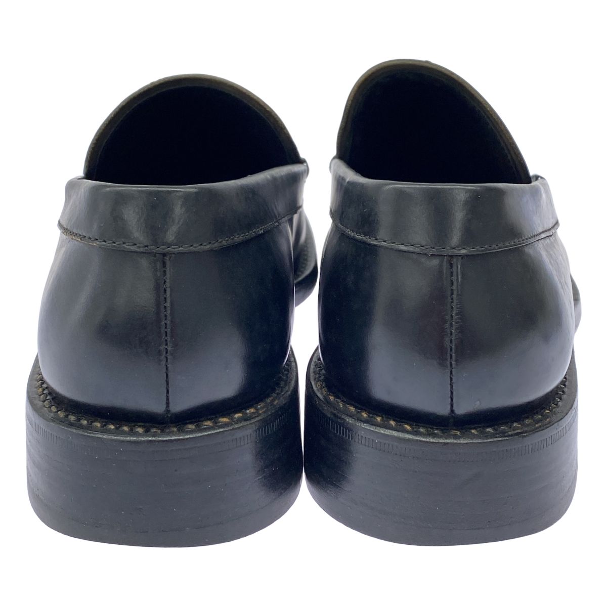 PRADA プラダ レザーローファーシューズ ブラック 7 - メルカリ