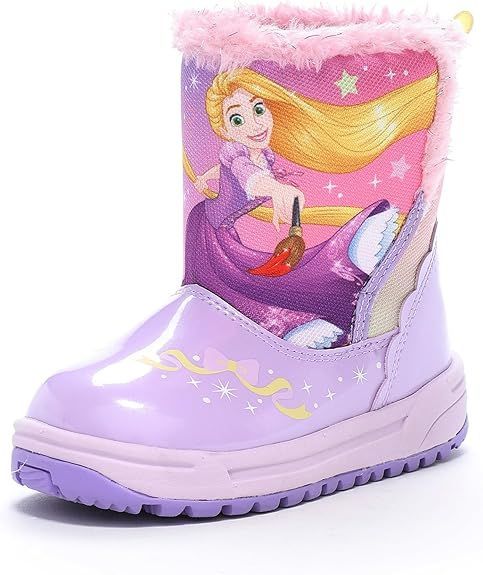 Disney(ディズニー)あったか！スノーブーツプリンセス　ラプンツェル　DN WC047Eパープル16.0センチ