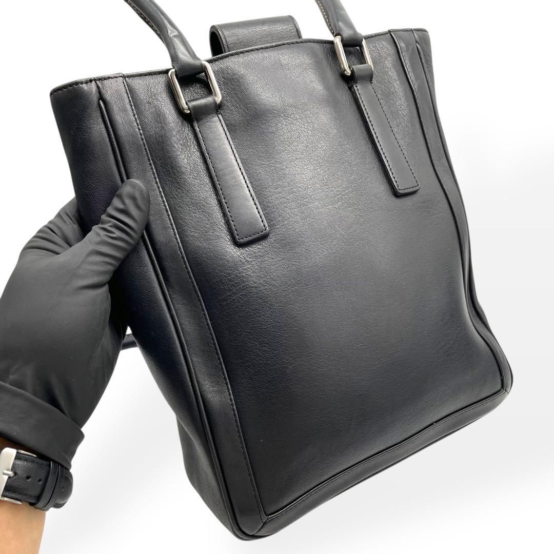 【極美品】coach 2way トートバッグ オールレザー ブラック 黒 極美品 COACH オールドコーチ トートバッグ 肩掛け レザー ブラック