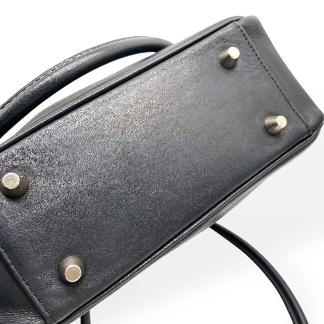 極美品 COACH オールドコーチ トートバッグ 肩掛け レザー ブラック