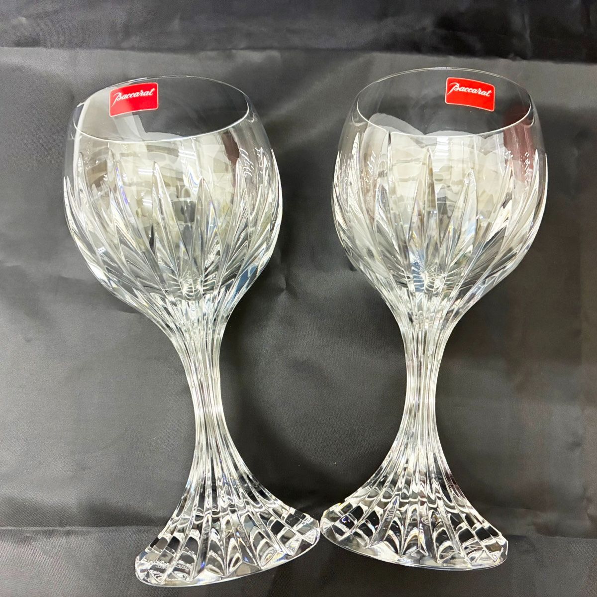 ◇中古美品◇Baccarat【バカラ】マッセナ ワイングラス ペア