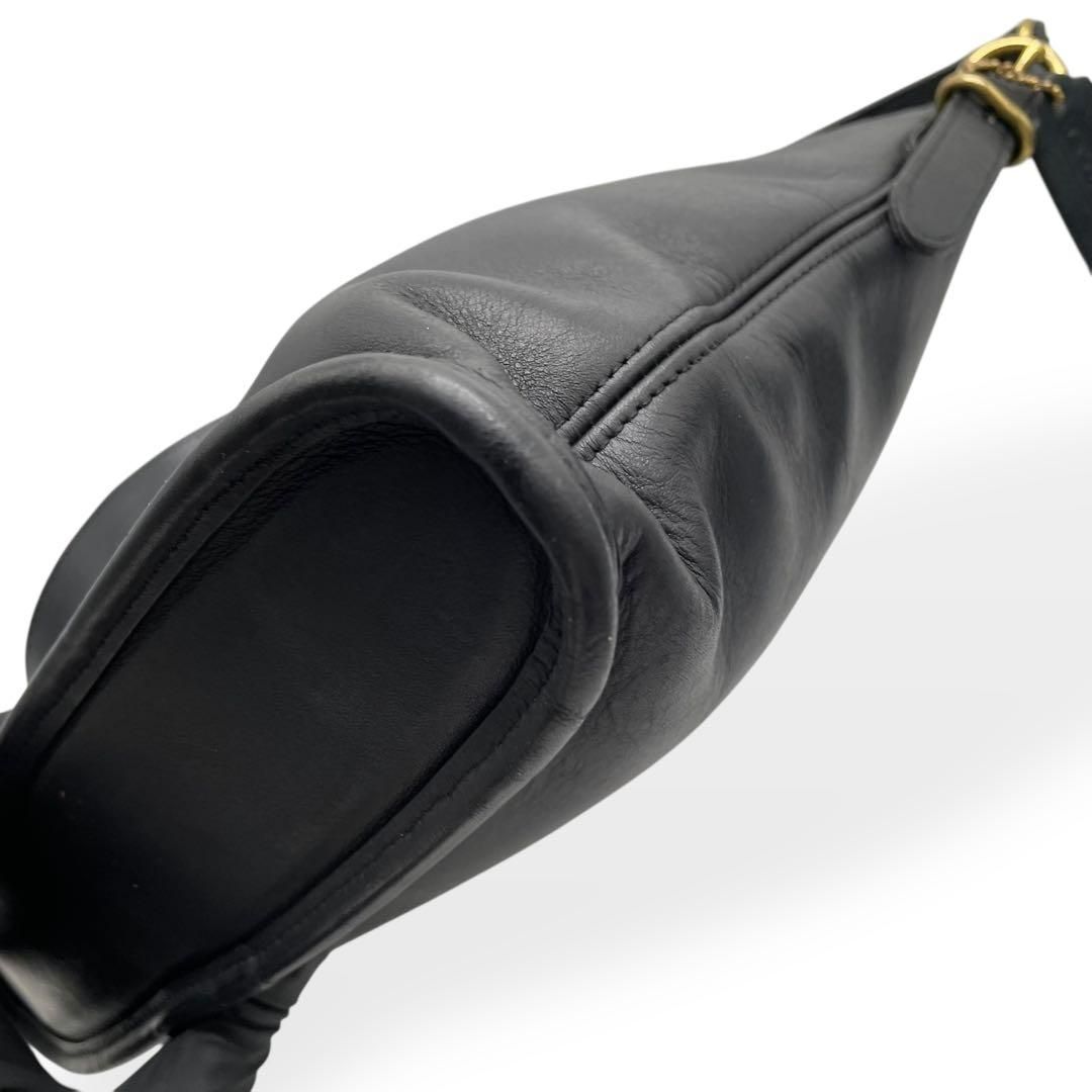 【極美品】 オールドコーチ coach ハンドバッグ USA 黒 極美品 COACH オールドコーチ USA製 ショルダーバッグ ブラック 本革