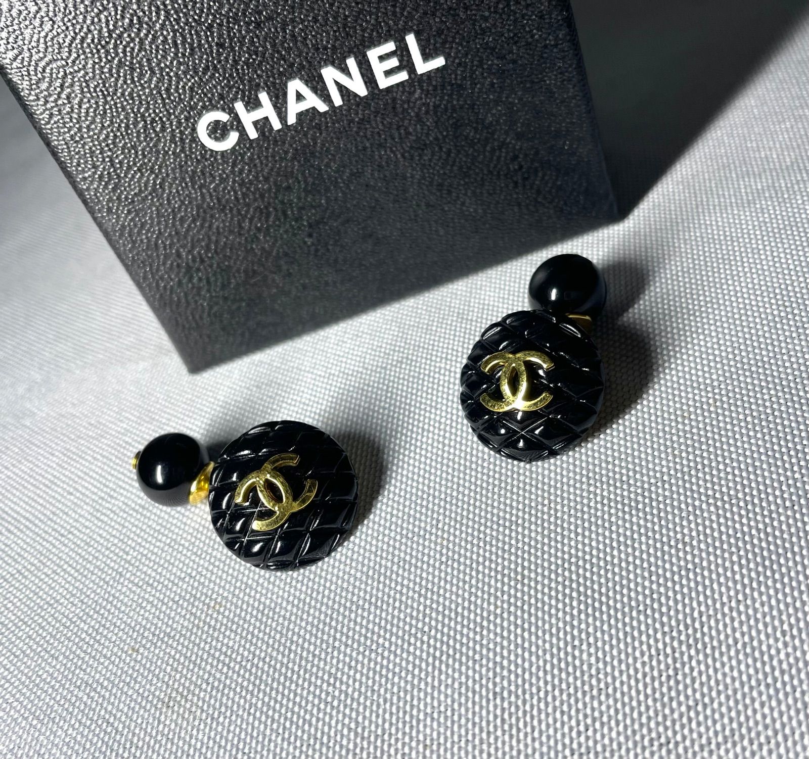 美品 希少 CHANEL シャネル マトラッセ ココマーク ブラック