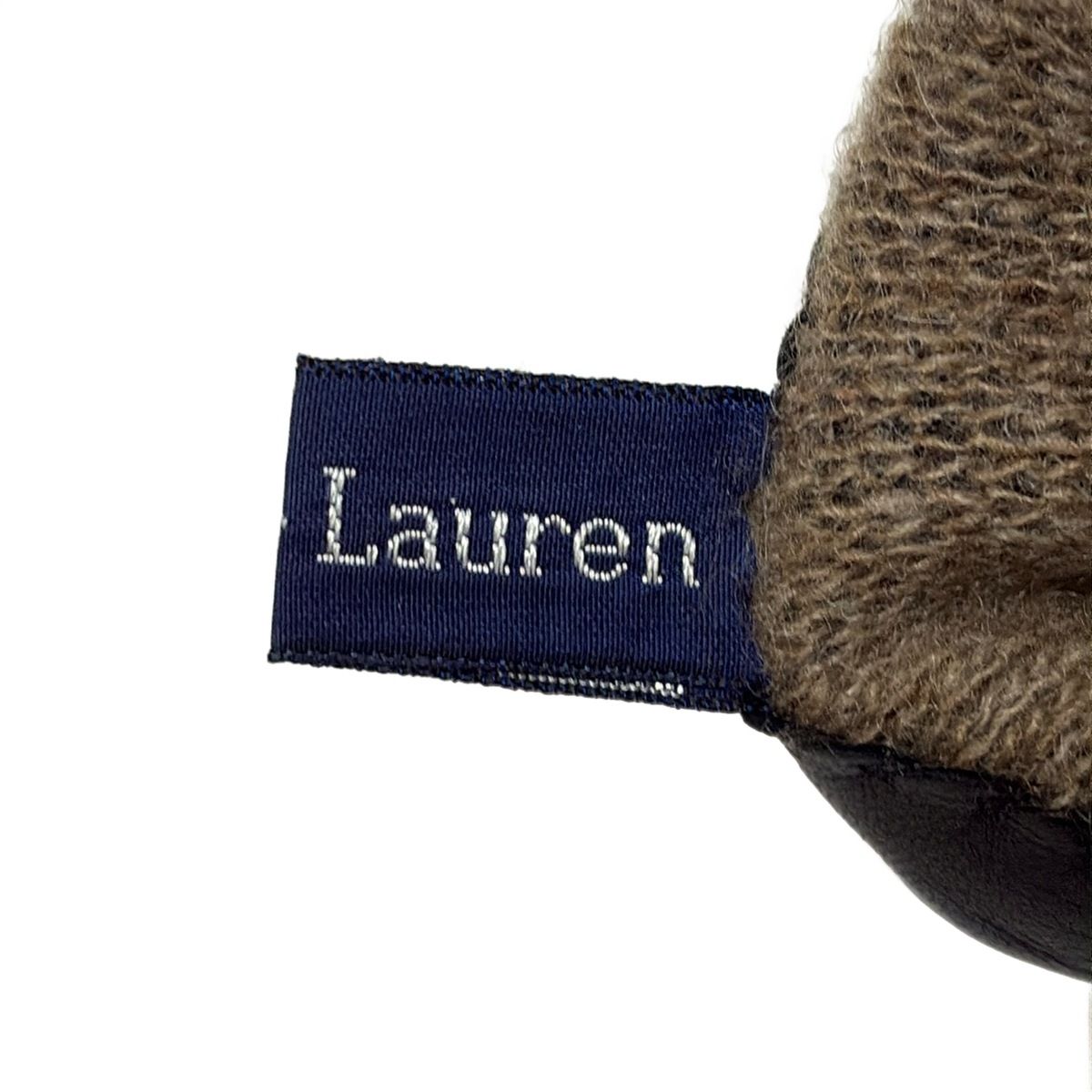 RalphLauren(ラルフローレン) 手袋 レディース - 黒 レザー - メルカリ