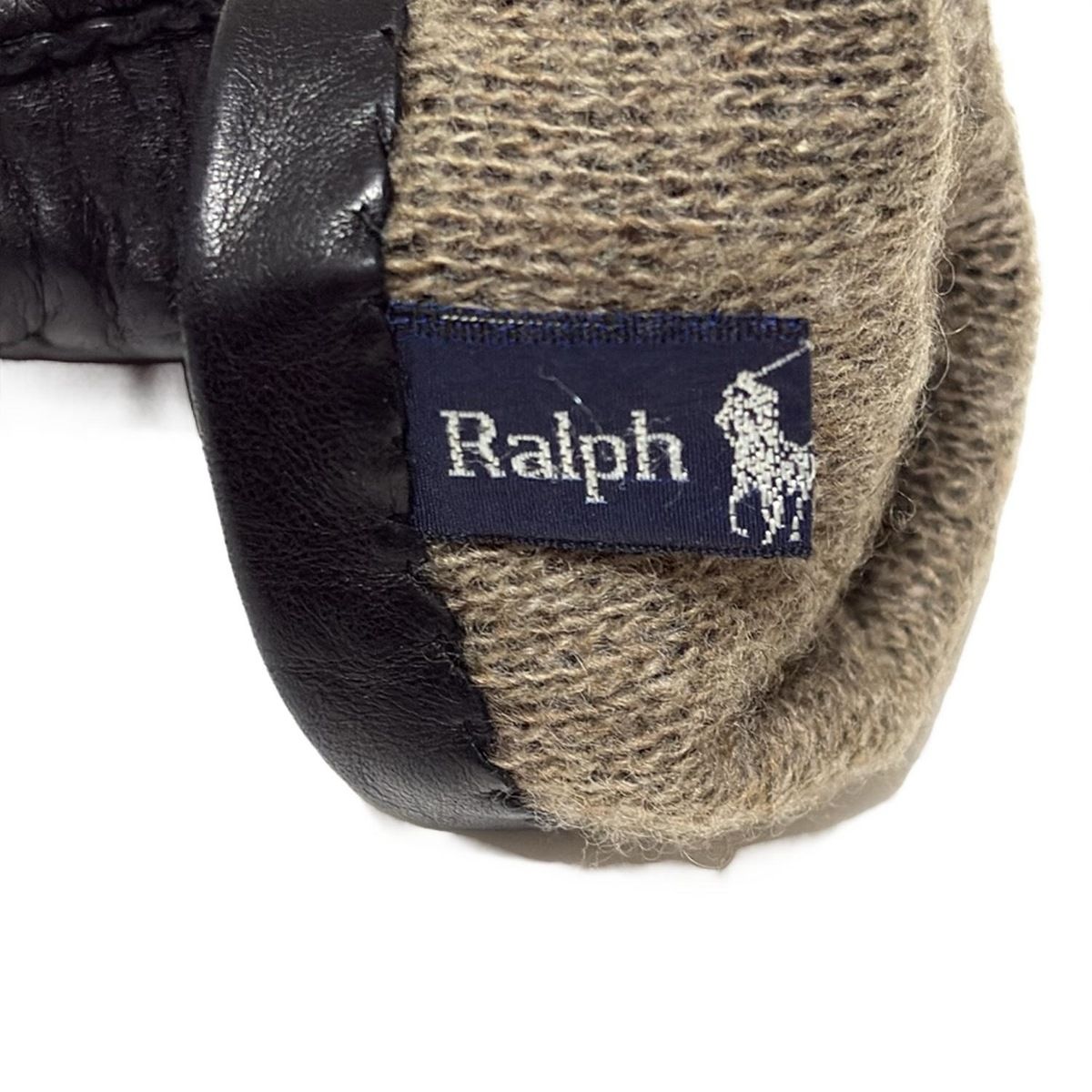 RalphLauren(ラルフローレン) 手袋 レディース - 黒 レザー - メルカリ