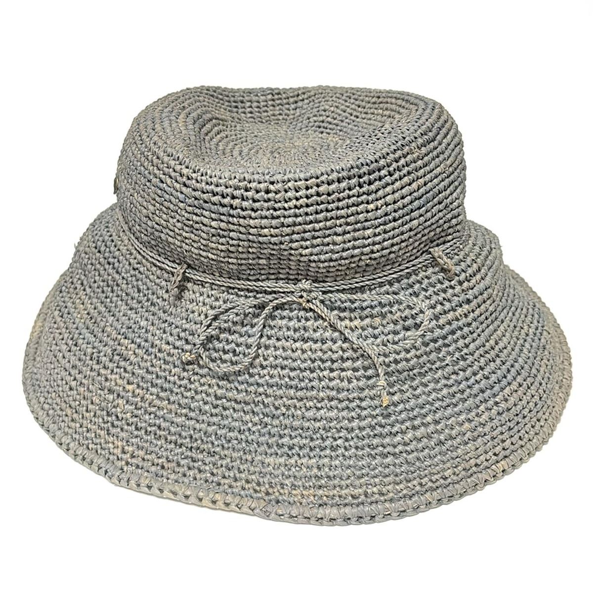 ヘレンカミンスキー HELEN KAMINSKI リボンコットンハット HELEN KAMINSKI(ヘレンカミンスキー) ハット - グリーングレー