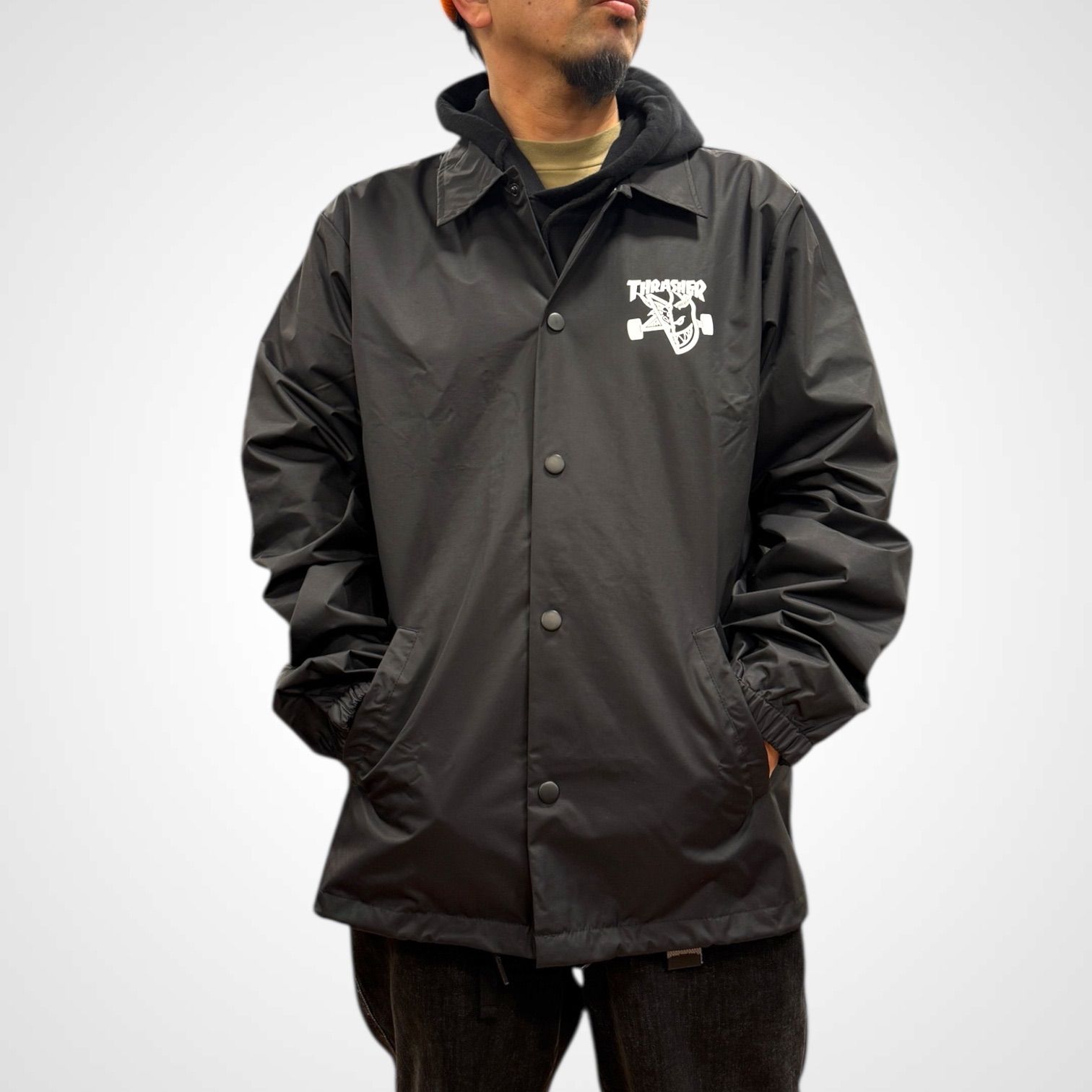 THRASHER × SPITFIRE Thrash & Burn Coach Jacket 314531 スラッシャー 