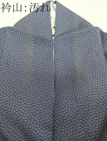 平和屋着物□染色作家 斉藤三才 江戸小紋 舞花文 正絹 逸品 CABB2704xi