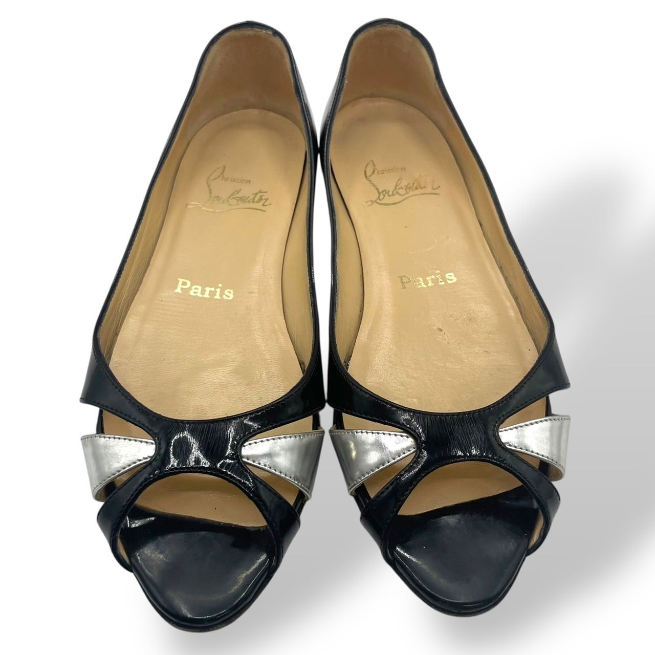 美品 Christian Louboutin クリスチャンルブタン フラットシューズ