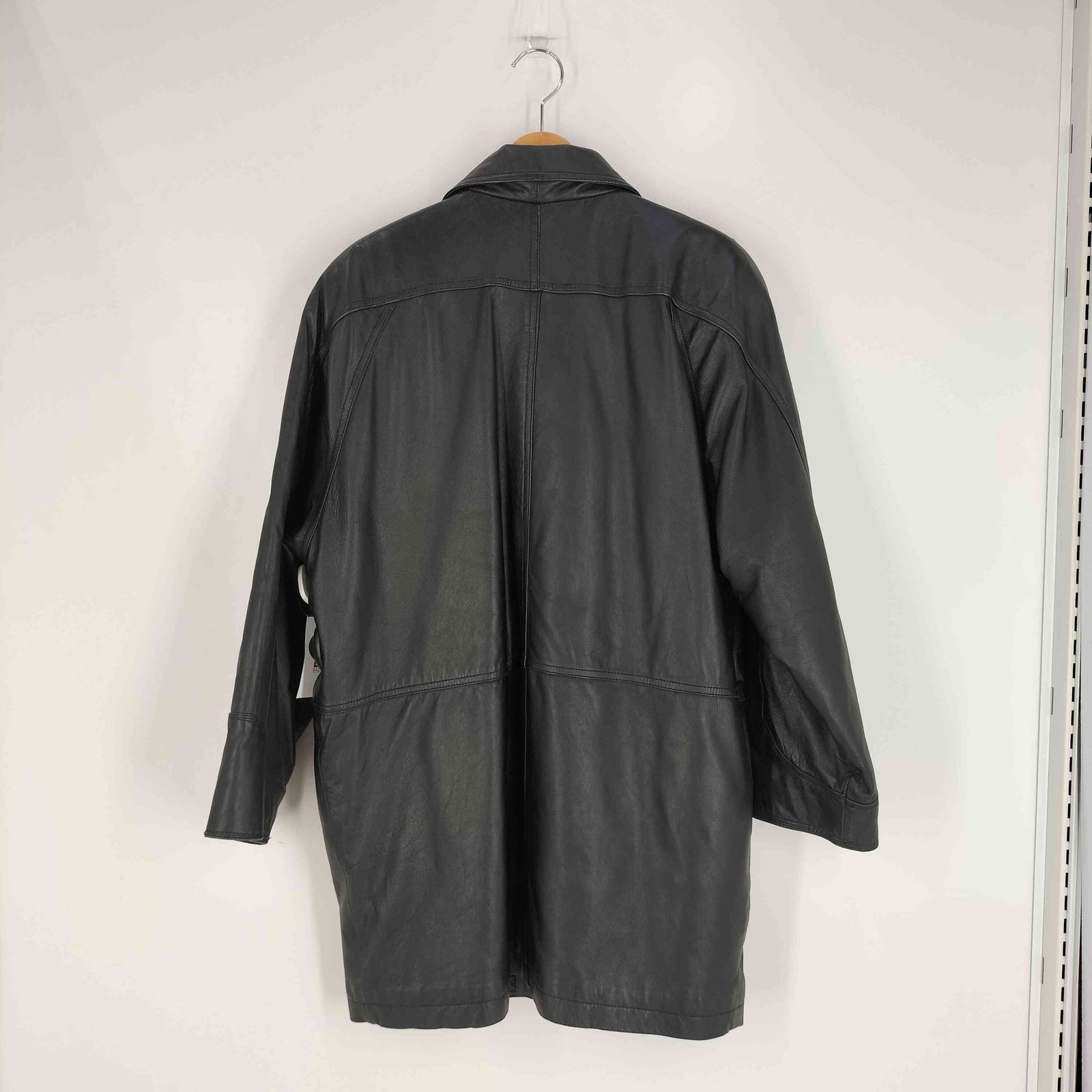 ユーズドフルギ USED古着 シープレザー ハーフコート メンズ import：M