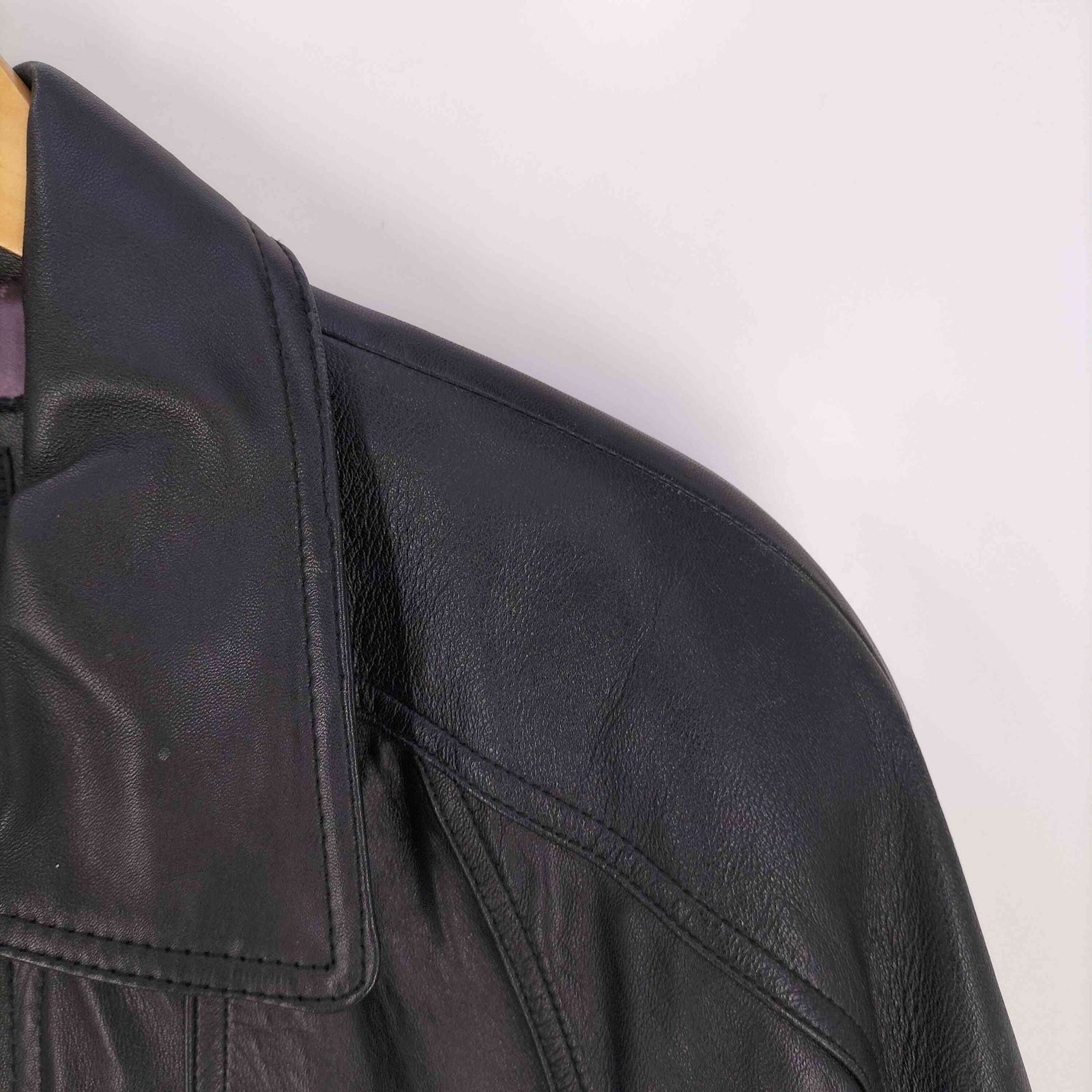 ユーズドフルギ USED古着 シープレザー ハーフコート メンズ import：M