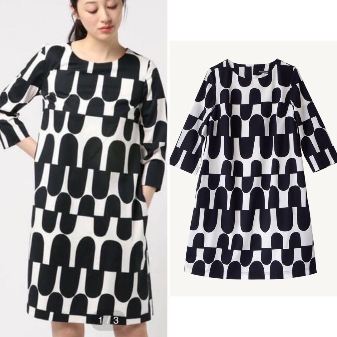 marimekko 定価3.5万 ワンピース BIAK RATSU 36 リボン - メルカリ