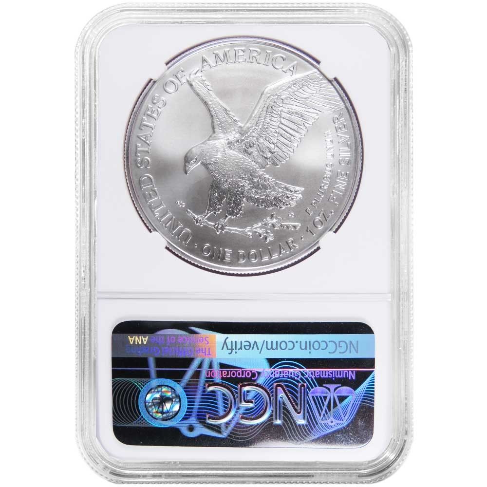 2022年 1ドル アメリカン シルバー イーグル NGC MS69 FDI ファースト