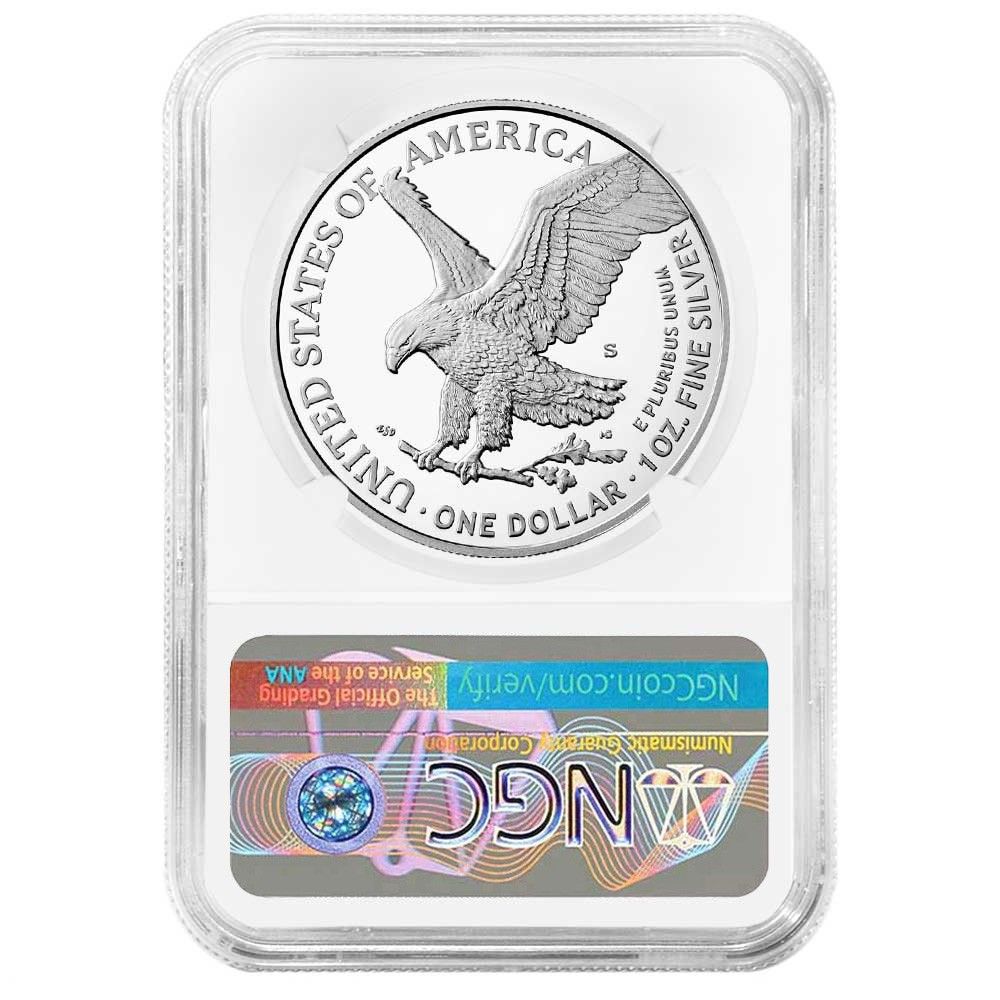 2022-S プルーフ 1ドル アメリカン シルバー イーグル NGC PF70UC FR