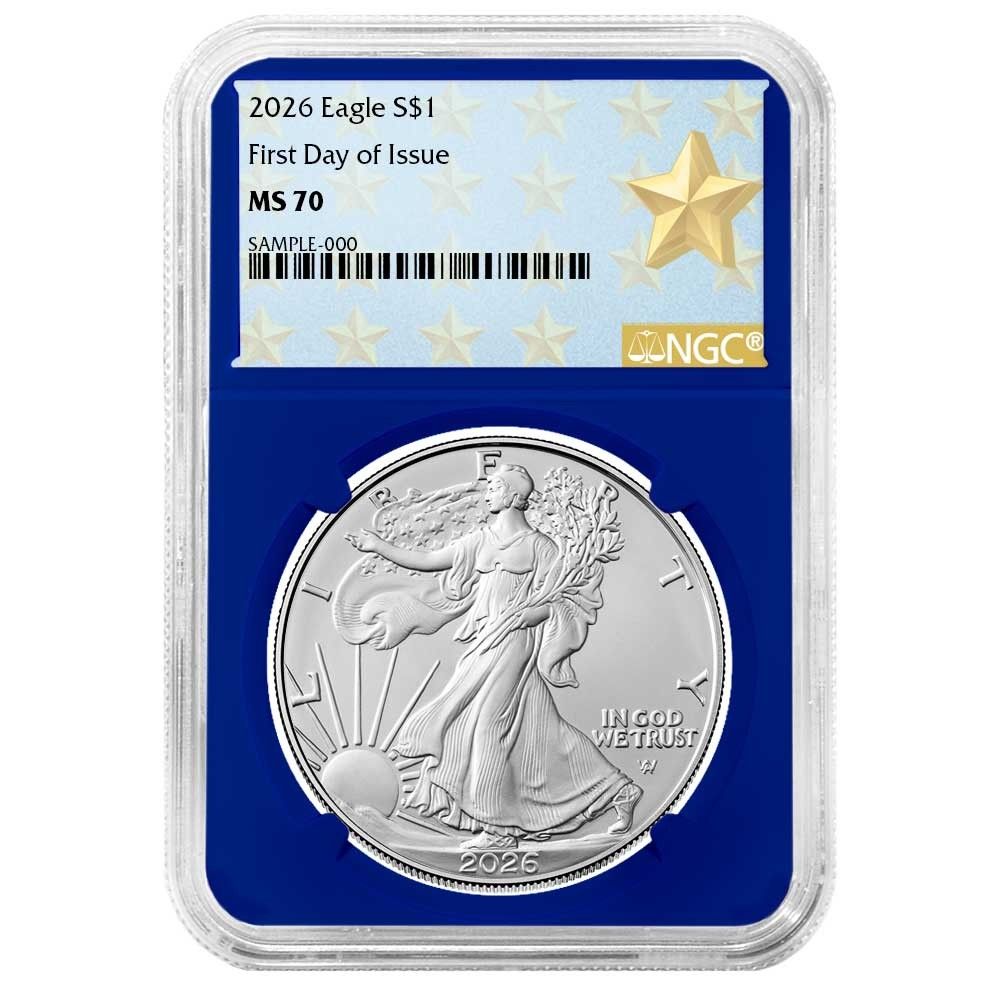 イーグル銀貨　NGC MS70　スター Buy 2024 Silver Eagle NGC MS70 - Black Label (Limited Edition 1 of