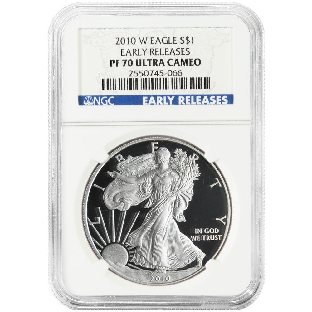 2010年P カンガルー ハイレリーフ 1ドル銀貨 PF-70UC 2010年P カンガルー ハイレリーフ 1ドル銀貨 PF-70UC