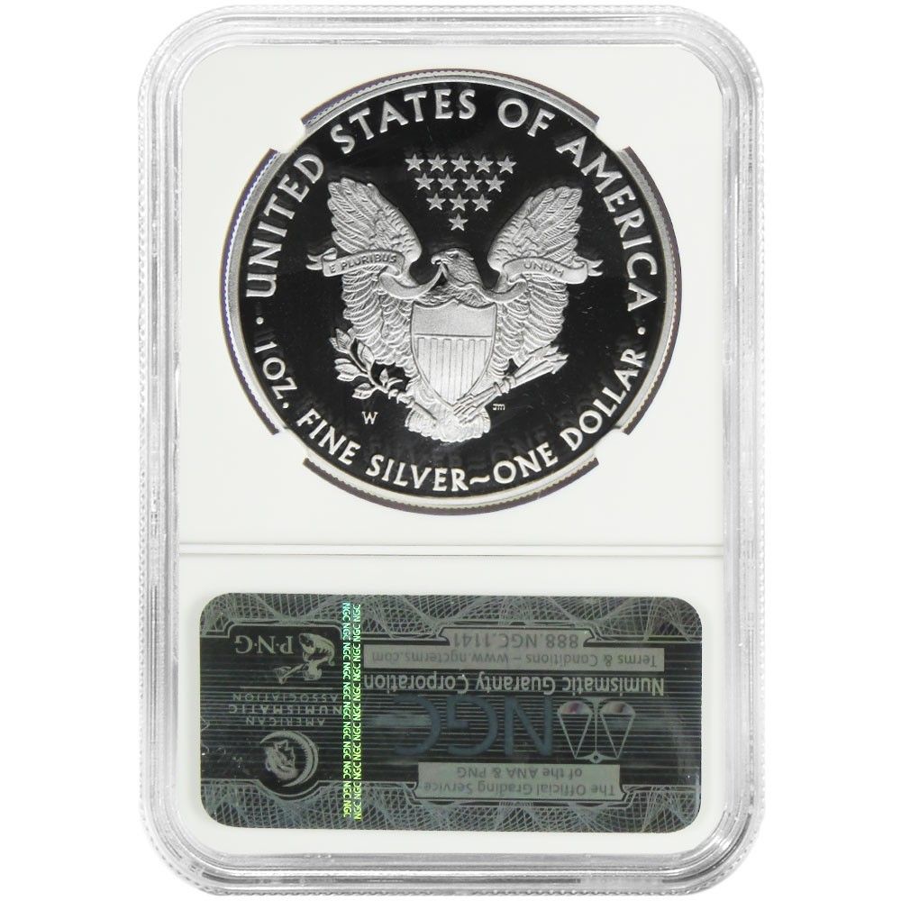 2010-W プルーフ 1ドル アメリカン シルバー イーグル NGC PF70UC ER