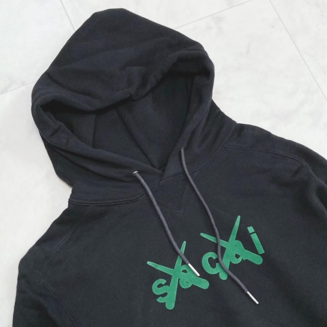 sacai x KAWS Flock Print Hoodie サイズ1 sacai x KAWS / Flock Print Hoodie/ 1 - メルカリ