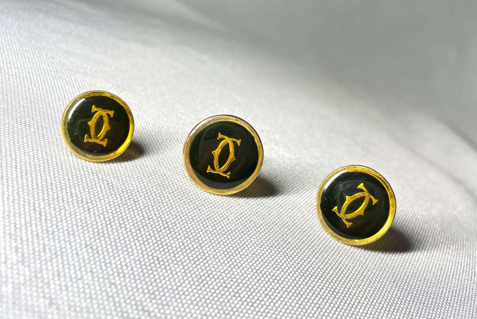 Cartier カルティエ ダブルC ロゴ ヴィンテージ カフス タイタニック