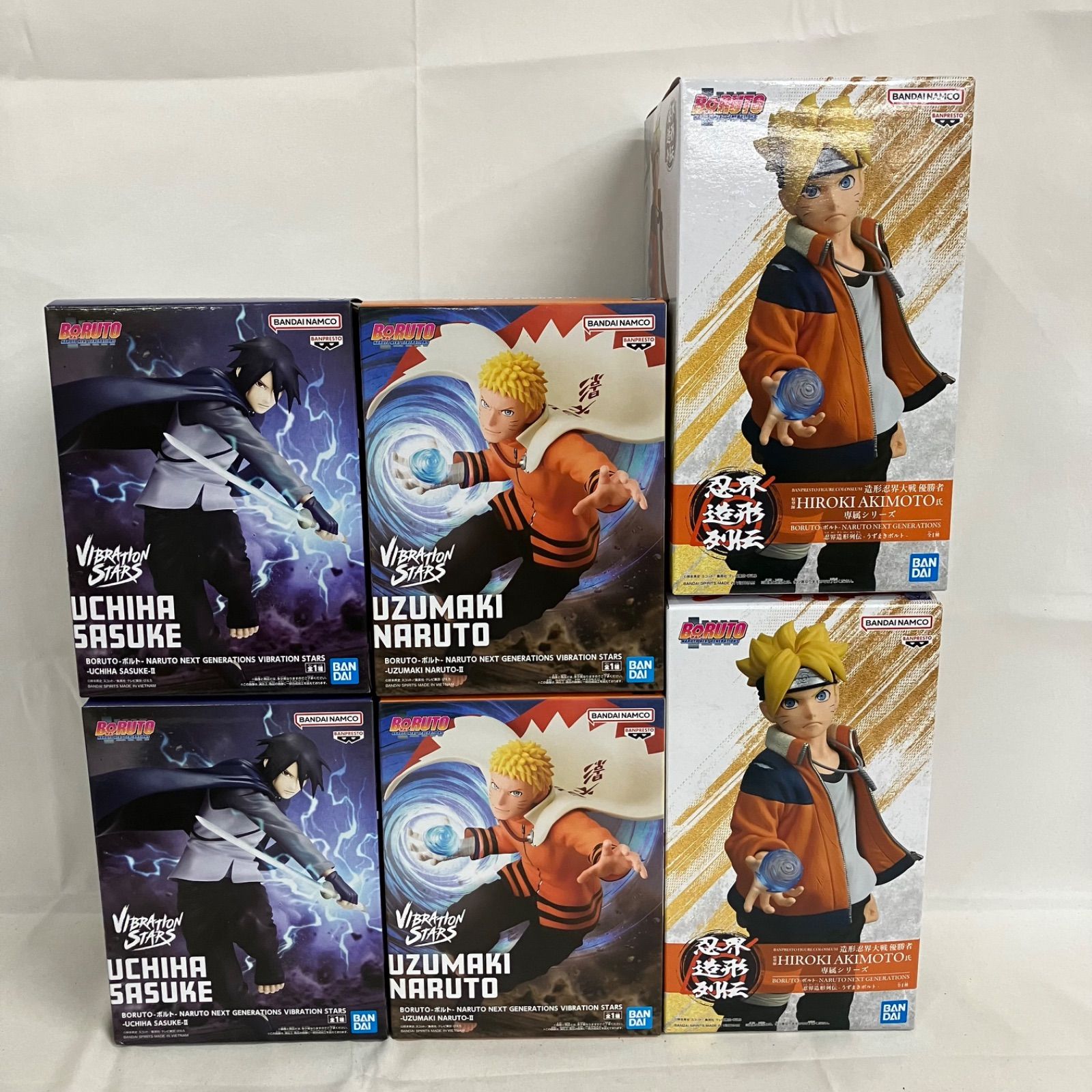 未開封 BORUTO 忍界造形外伝 うずまきボルト 他 フィギュア 6個セット