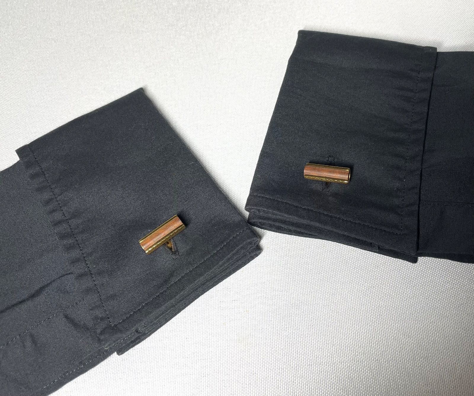 美品 希少 S.T.Dupont デュポン ブラウンウッド装飾 ゴールド バー型