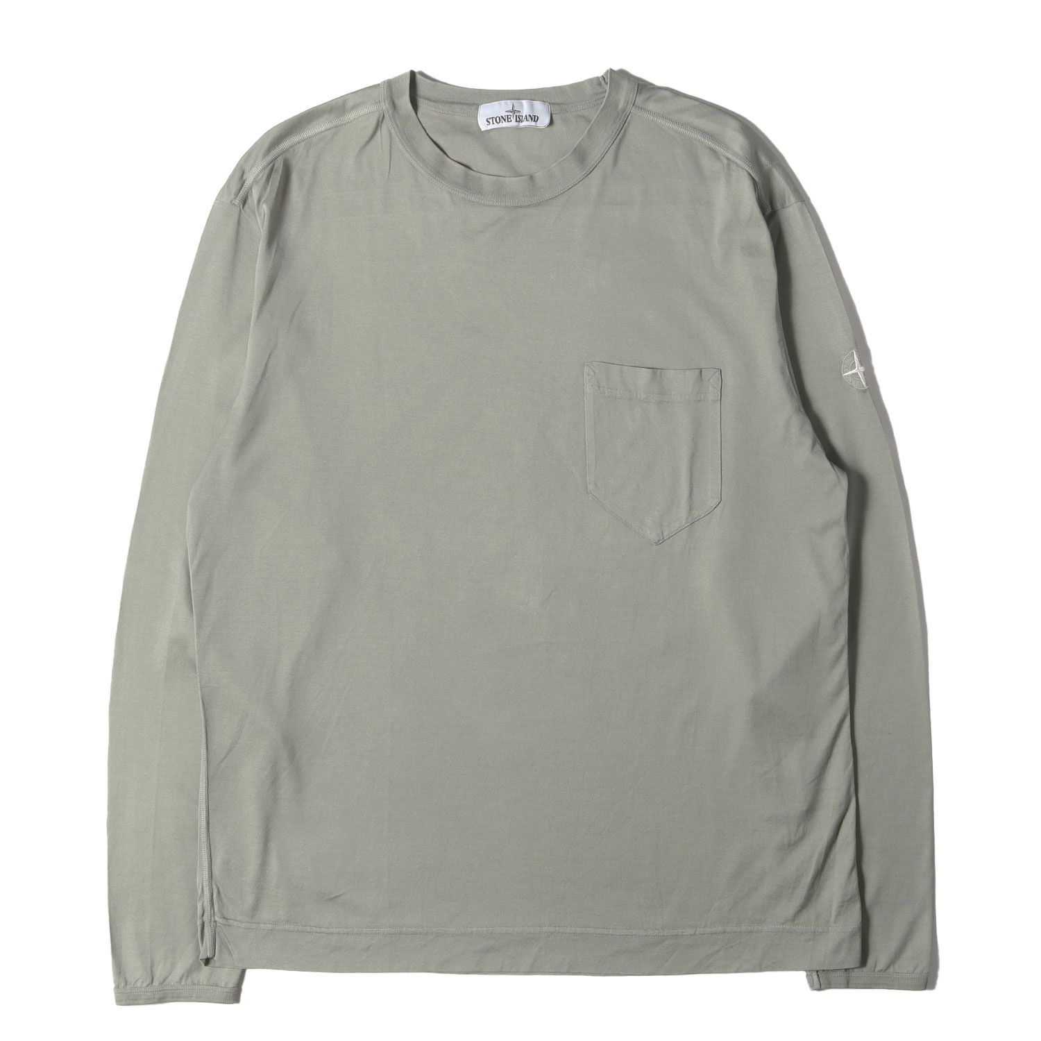 STONE ISLAND ストーンアイランド Tシャツ カーキ サイズ:L | コンパス