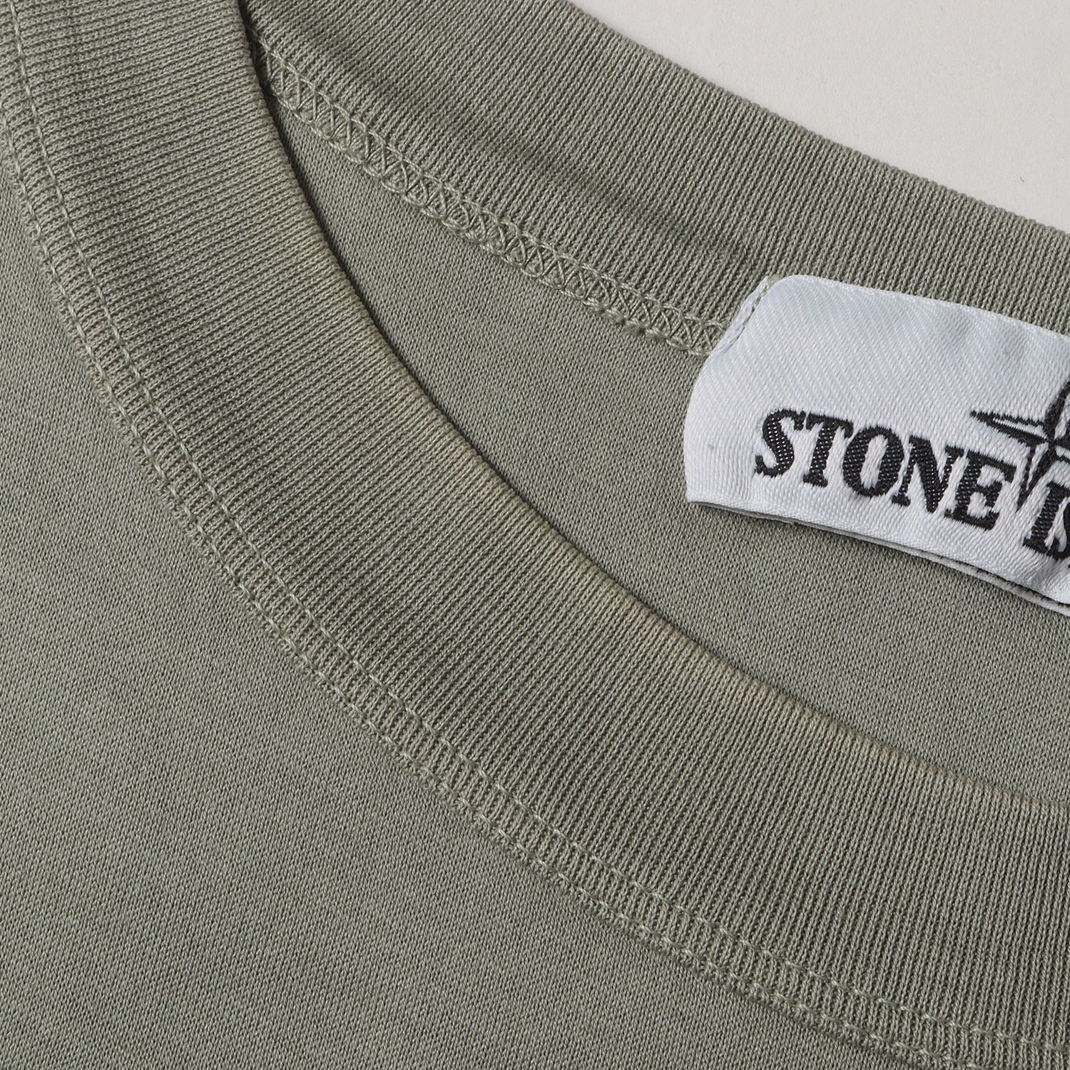 STONE ISLAND ストーンアイランド Tシャツ カーキ サイズ:L | コンパス