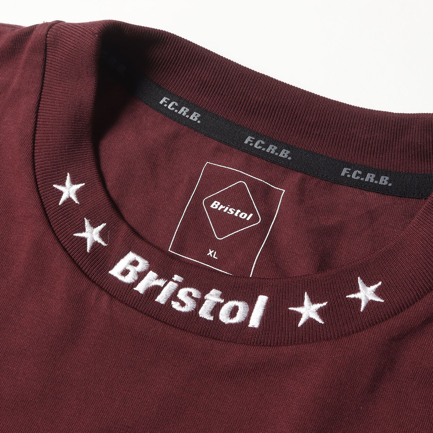 新品】F.C.Real Bristol エフシーレアルブリストル Tシャツ ボルドー
